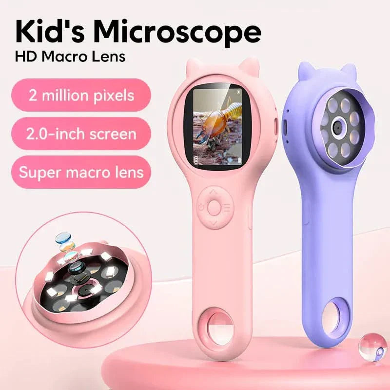 Skanto | CurioScope Micro – Digitalt barns mikroskop med 500x forstørrelse og kamera