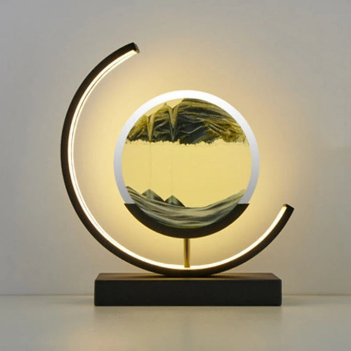 Skanto | 3D Timeglass LED-lampe, fengslende sandkunst for hjemmedekorasjoner