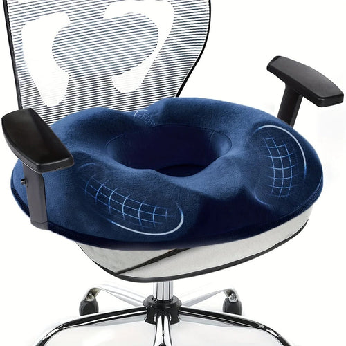 Ergonomisk Donut-Kissen aus Memory-Schaum zur Unterstützung des Steißbeins