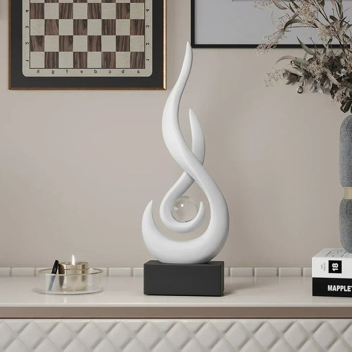 Skanto | Serenity Abstrakt Skulptur – Moderne Kunstnerisk Hjemdekorasjonsdetalj