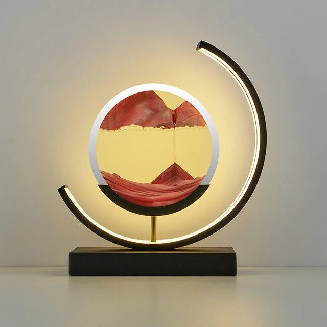 Skanto | 3D Timeglass LED-lampe, fengslende sandkunst for hjemmedekorasjoner