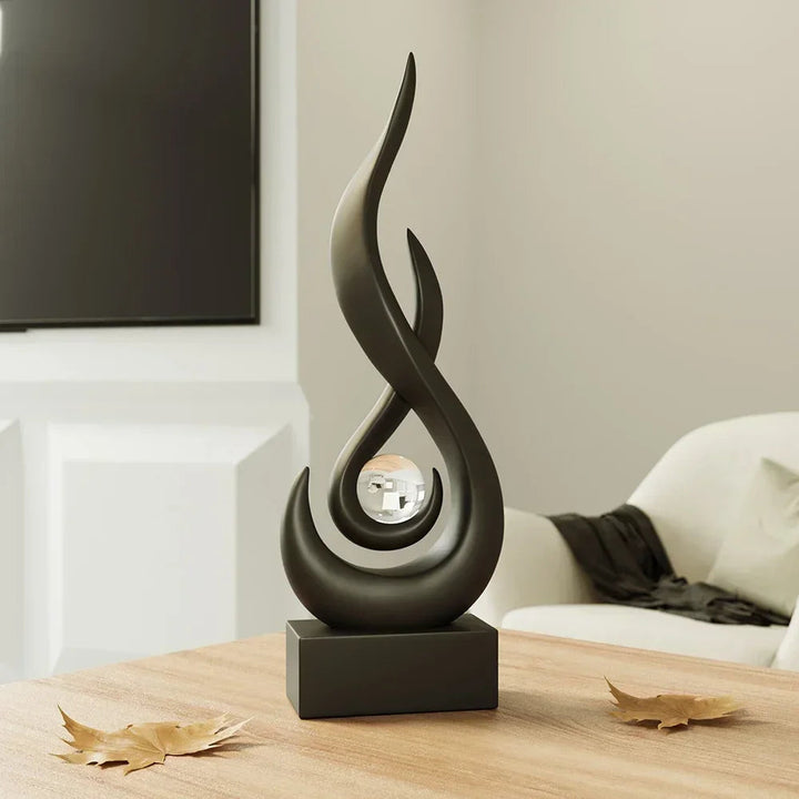 Skanto | Serenity Abstrakt Skulptur – Moderne Kunstnerisk Hjemdekorasjonsdetalj