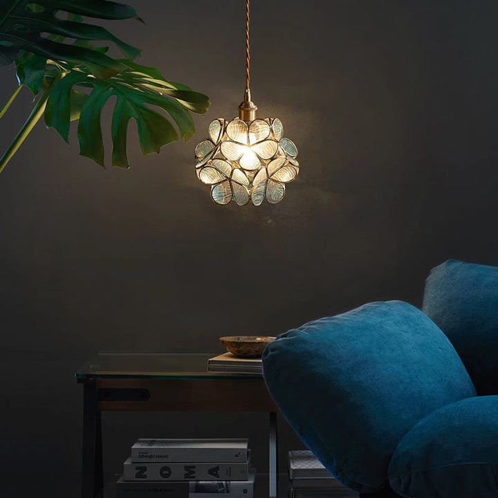 Skanto | Moderne Blomsterform Glass LED Pendellampe