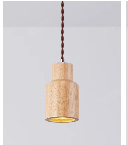 Skanto | Skandinavisk Trependellampe – Minimalistisk Design for Stue og Soverom | Naturlig Treutseende