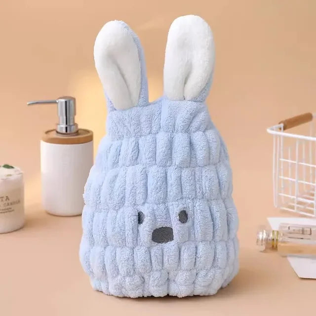 Skanto | Cozy & Quick – Absorberende Kaninøre Hårtørkekåpe