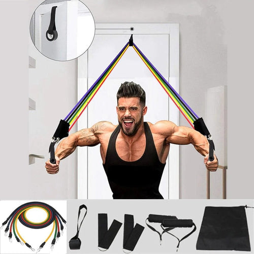 Skanto | Hjemme Fitness Motstandsbånd 12 stykk Sett