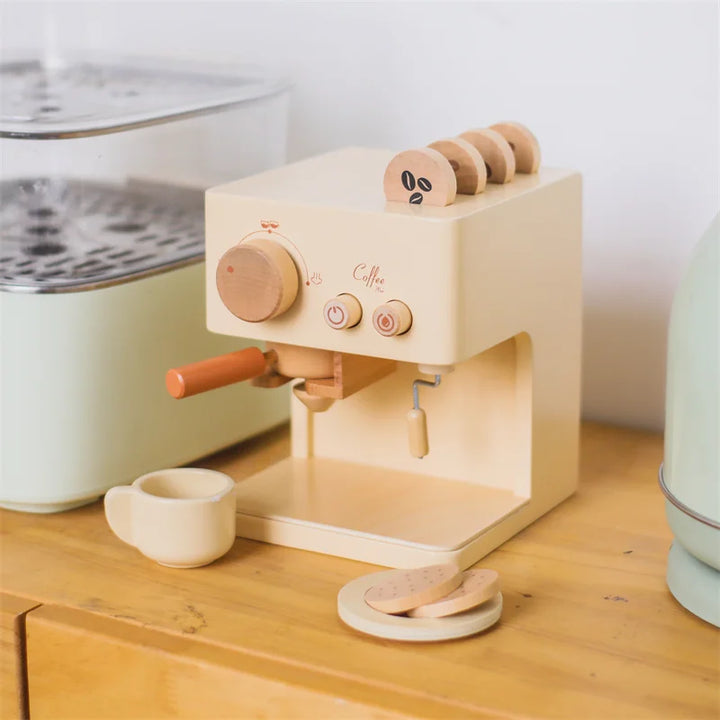 Skanto | Future Barista – Espressomaskin sett laget av tre for barn