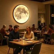 Magische atmosphärische Mondlampe