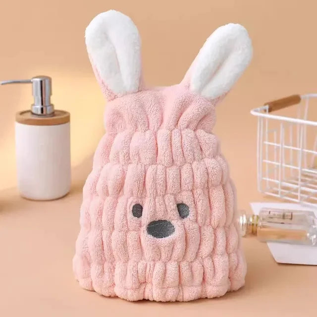 Skanto | Cozy & Quick – Absorberende Kaninøre Hårtørkekåpe