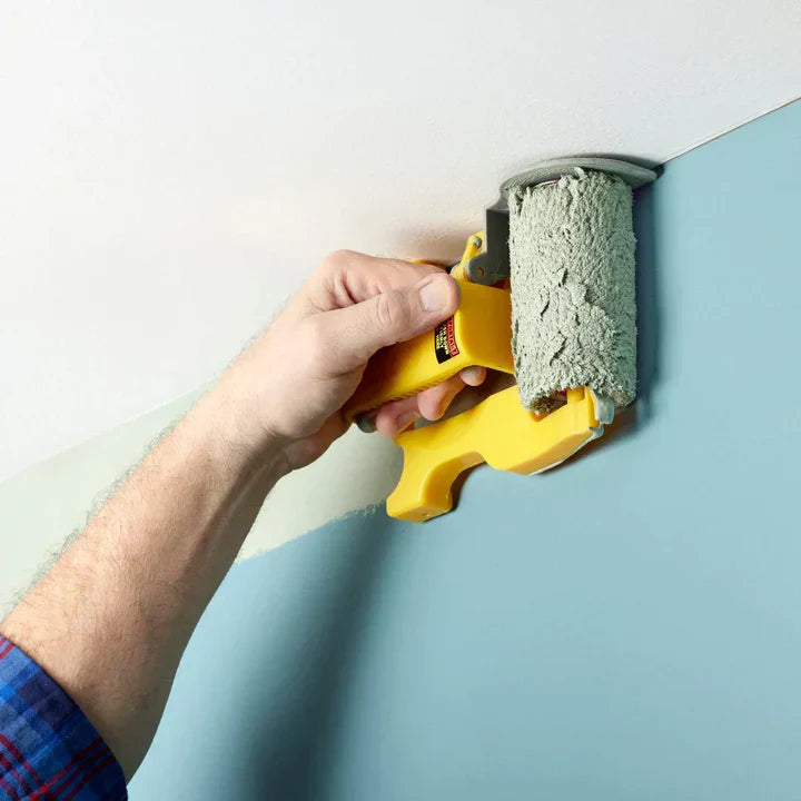 Skanto | Innovativ hjørne- og kantmalingrull med presisjonsveiledning for enkel maling – Ergonomisk håndtak for profesjonell finish