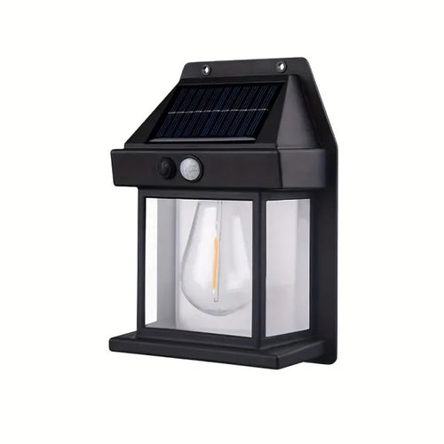 Skanto | LuminGlow Solcellevegglampe: Dimbar Eleganse