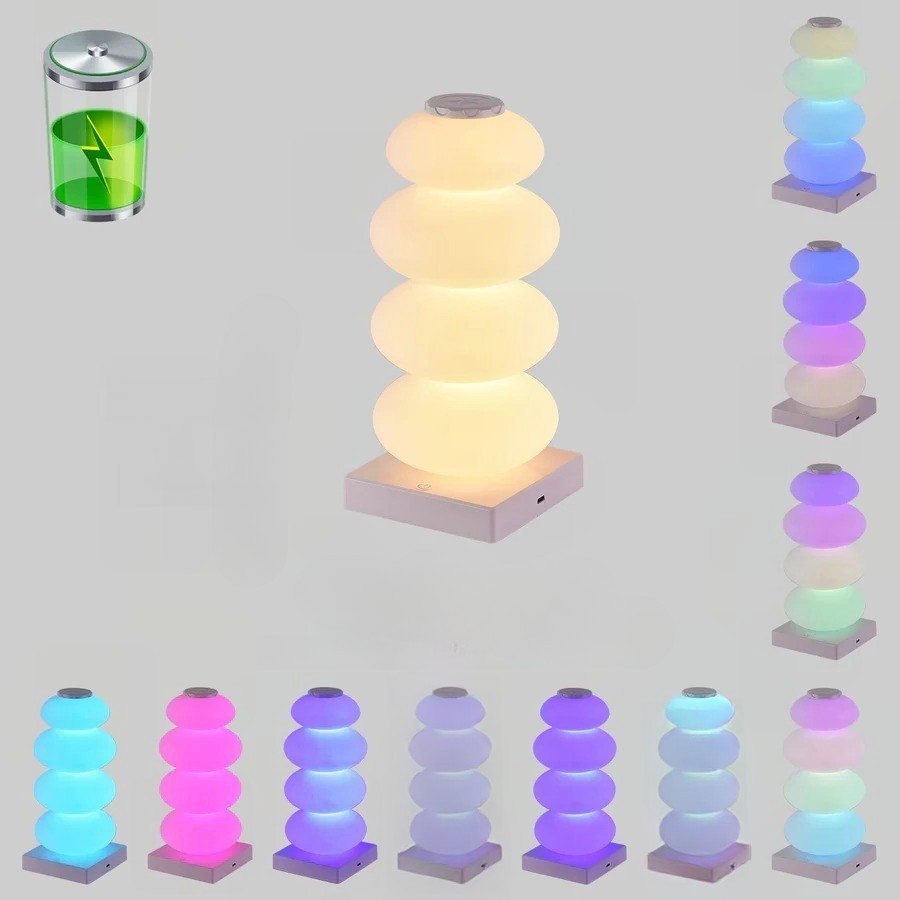 Skanto | RGB LED Nattbordlampe med Berøringskontroll