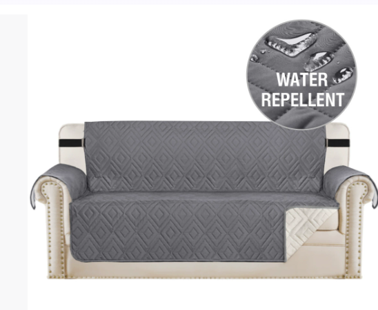 Quilted Sofa Cover Pet Protector Throw Waterproof Sofa Slip Covers 1/2/3 Settee Skanto