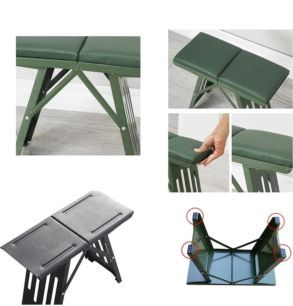 Skanto | FlexSeat - Lettvekts Sammenleggbart Stol, Perfekt for Camping, Reiser og Utendørs Eventyr