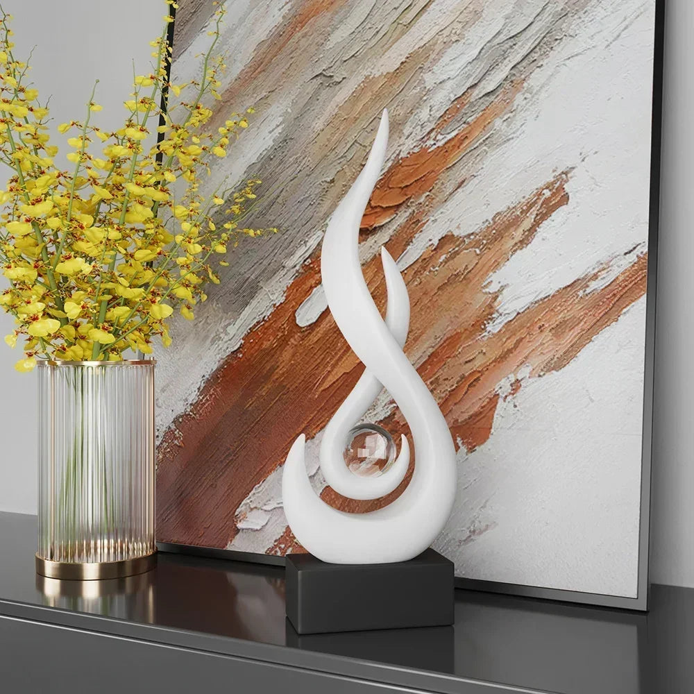 Skanto | Serenity Abstrakt Skulptur – Moderne Kunstnerisk Hjemdekorasjonsdetalj