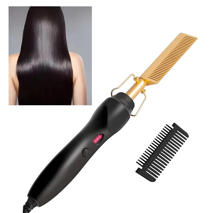 Heißer Kamm für dickes und widerpenstiges Haar