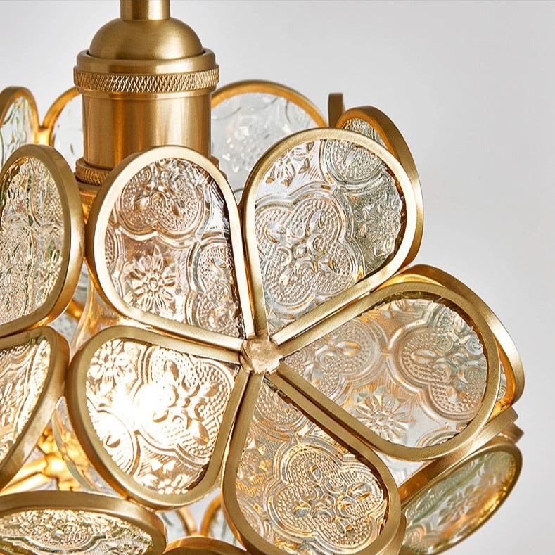 Skanto | Moderne Blomsterform Glass LED Pendellampe
