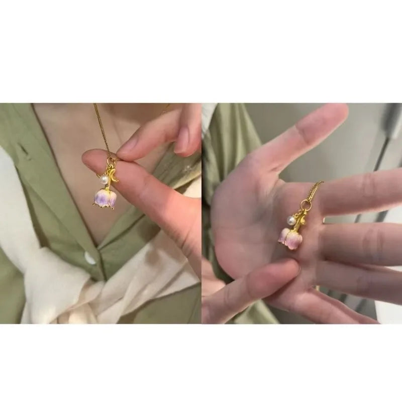 Skanto | Elegant Rose Halskjede Charm