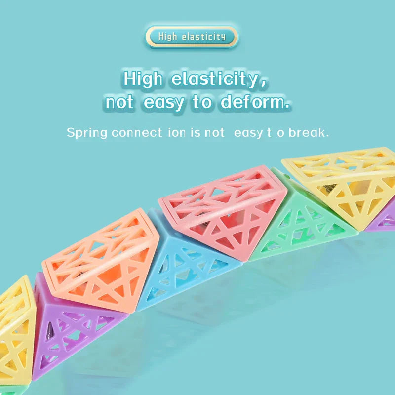 Skanto | Hollowout Magic Ruler – Kreativt byggeklosssett for bygging, vridning og utforskning