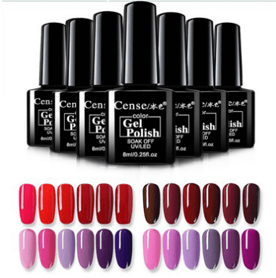 Skanto | 20 farger UV gel lakk sett for negler | 8 ml per flaske | Langvarig neglelakk for naturlige negler, akryl & gel