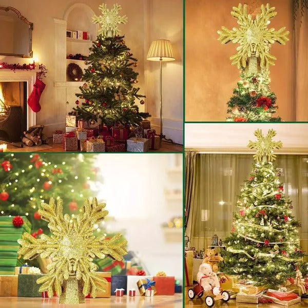 Skanto | Juletrær topplys med LED snøfnugg prosjektor