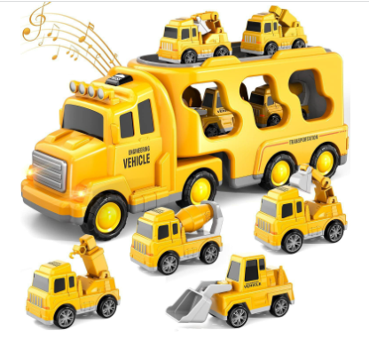 FunCity Trucks - Lekesett med lys og lydeffekter Skanto