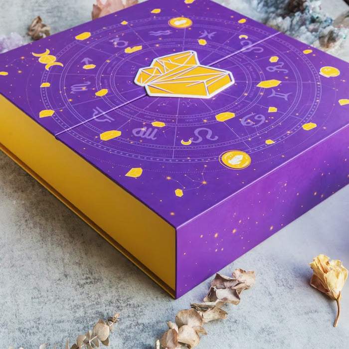 Skanto | Halloween Krystall Adventskalender | 31-Dagers Nedtellingsboks | Healende Stensamling