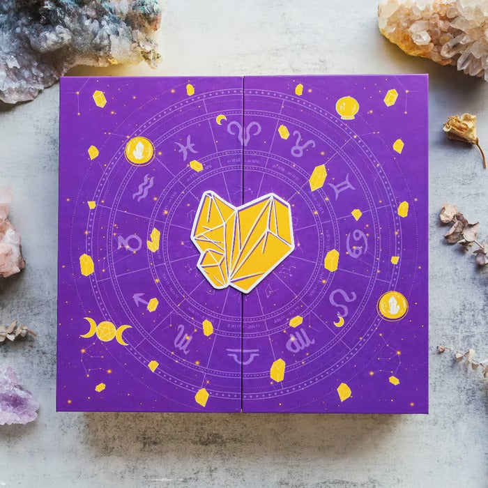 Skanto | Halloween Krystall Adventskalender | 31-Dagers Nedtellingsboks | Healende Stensamling