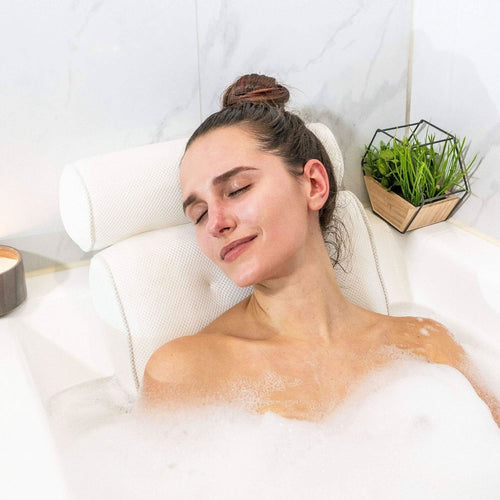 Skanto | RELAXURA – Bad hodepute laget av 4D mesh, ergonomisk og rutsjfritt