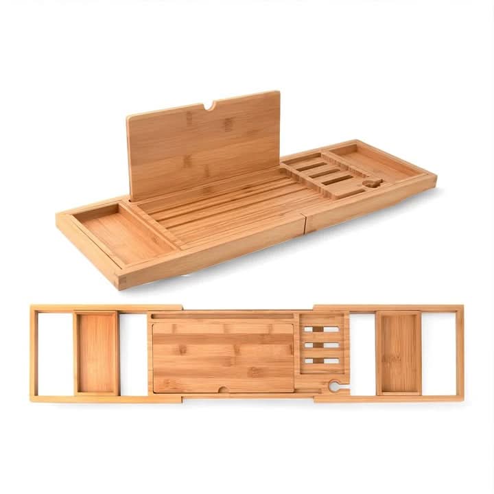 Skanto | BambooBliss – utvidbar badehylle