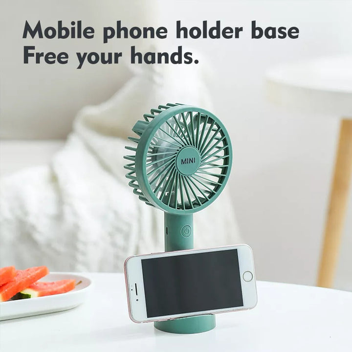 Telefonholder Mini Håndholdt Vifte | Skanto