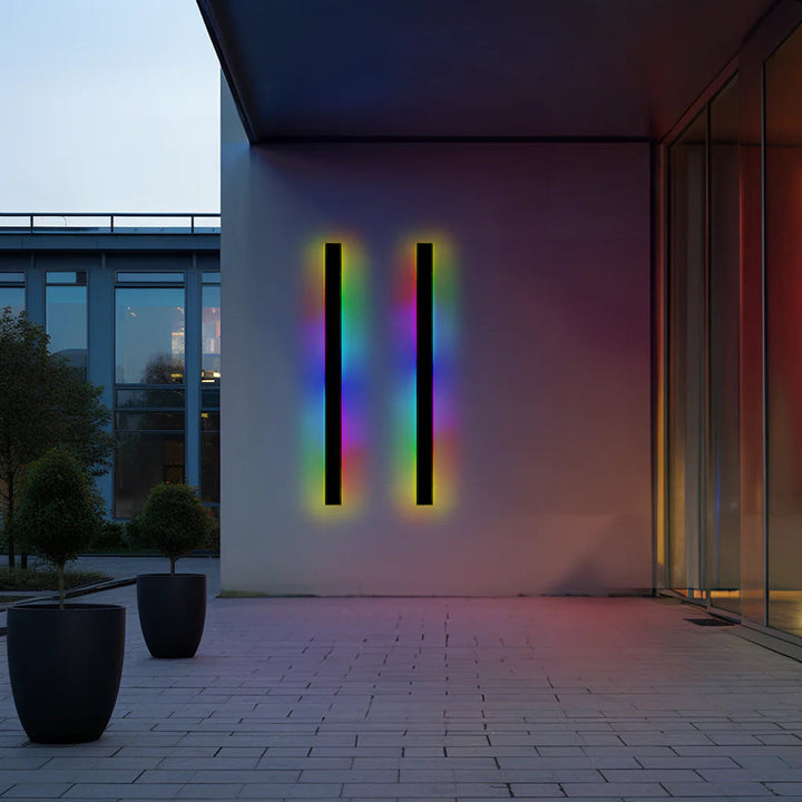 Zenith - Tight LED Vegglamper Svart Metall for Innendørs og Utendørs, Moderne Design for Hage og Hall | Skanto