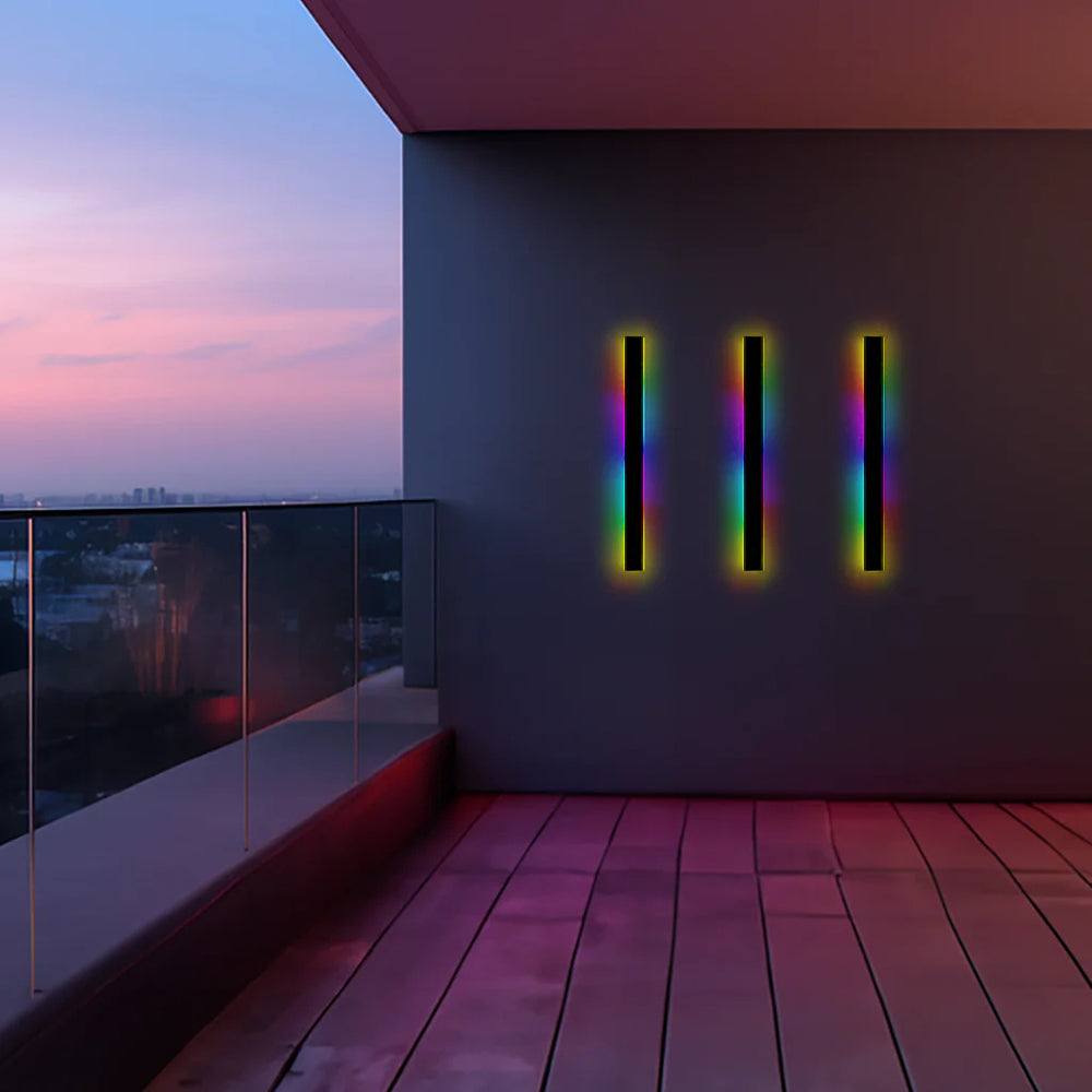 Zenith - Tight LED Vegglamper Svart Metall for Innendørs og Utendørs, Moderne Design for Hage og Hall | Skanto