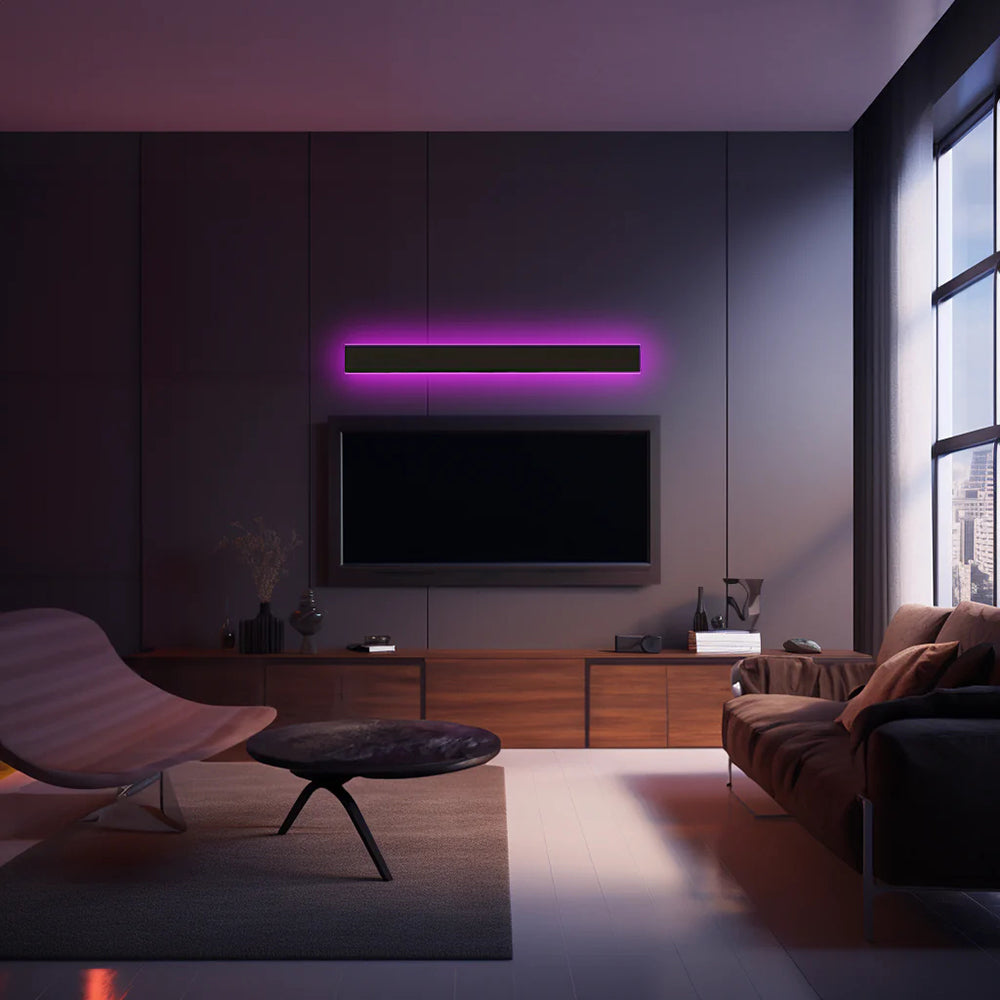 Zenith - Tight LED Vegglamper Svart Metall for Innendørs og Utendørs, Moderne Design for Hage og Hall | Skanto