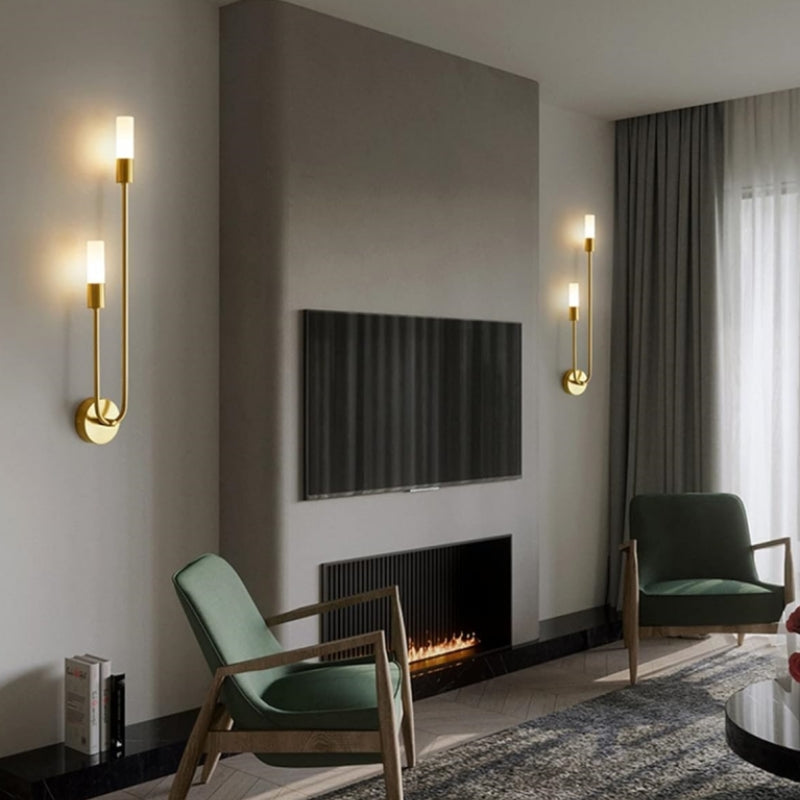 Skanto | Vegglamper Moderne Metall Tvillingrørdesign