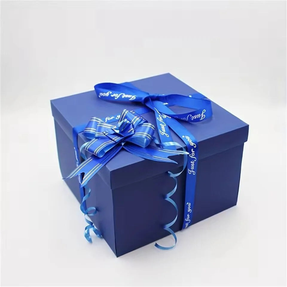 Luxuriöse Überraschungs-Geschenkbox mit Süßigkeiten und Schokolade – Originalelles Geschenk