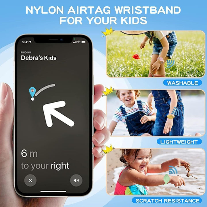 Kindersicheres GPS-armbånd – Silikonhalterung für Tracker