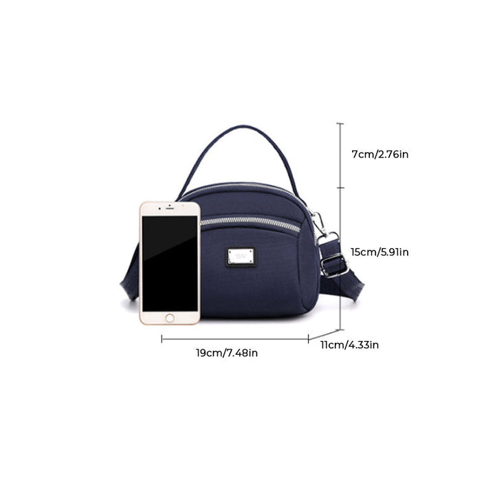 Skanto | Lys solid nylon skulderveske