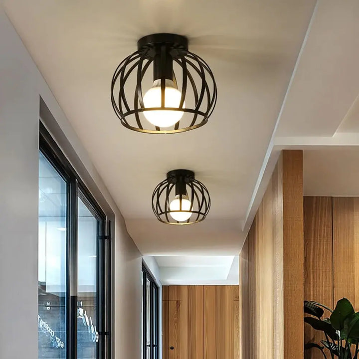 Skanto | Industriell Taklampe Svart