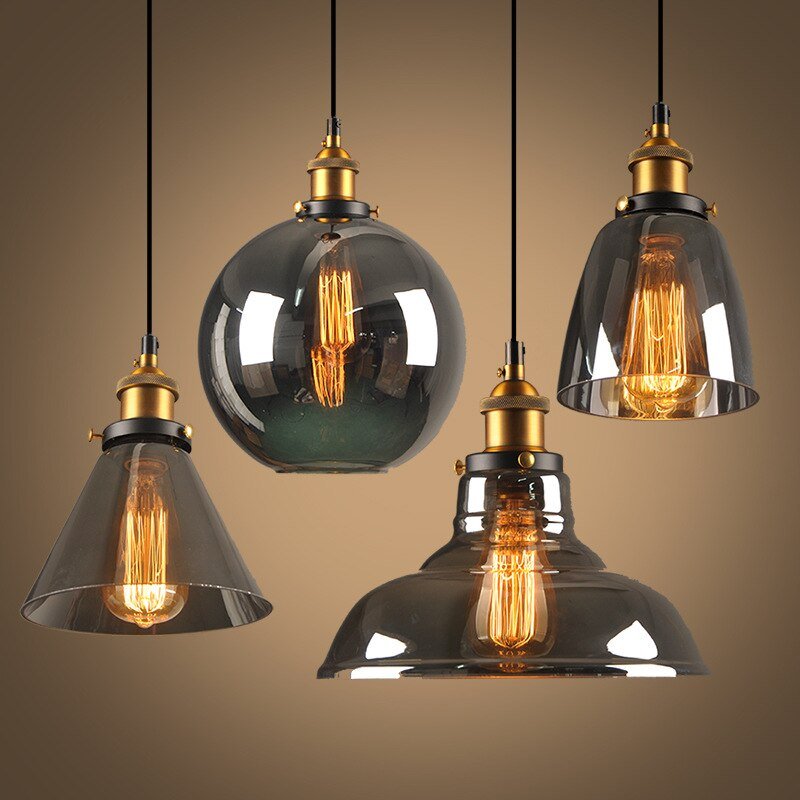 Skanto | GlassHaven – Elegant Industriell Pendellampe