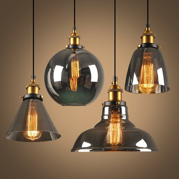 Skanto | GlassHaven – Elegant Industriell Pendellampe