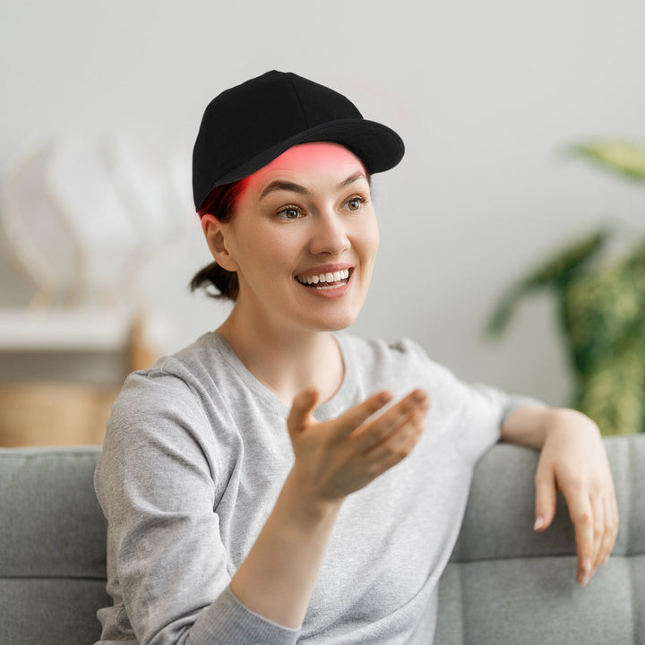 Skanto | Infrarød Rødt Lys Terapi Hatt - HairGlow Pro