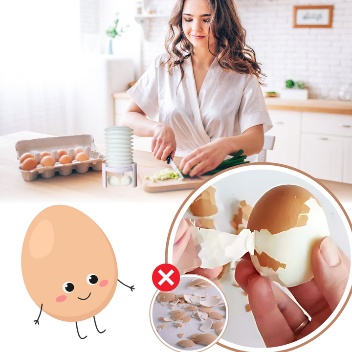 Øyeblikkelig eggeskall fjern skreller