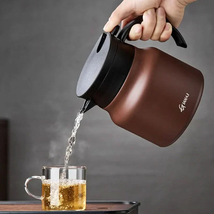 Isolierte Teekanne mit Teesieb – 800 ml Edelstahl
