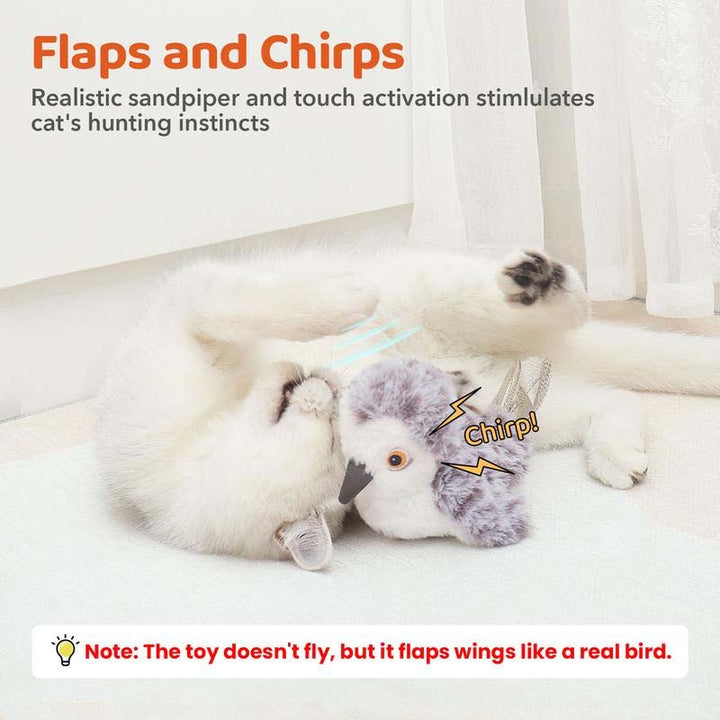 Interaktiv kattleketøy - ChirpBird Skanto