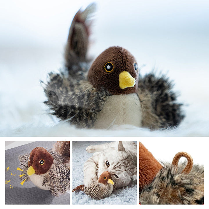 Interaktiv kattleketøy - ChirpBird Skanto