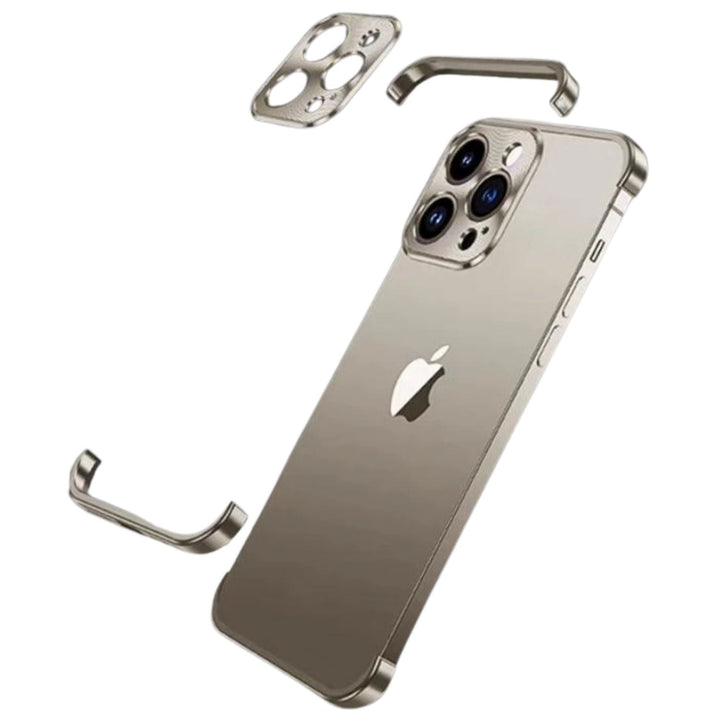 Ultra-Tynn Metall Telefonveske | Slank og Stødig | Støtsikker Beskyttelse for iPhone og Android | Skanto