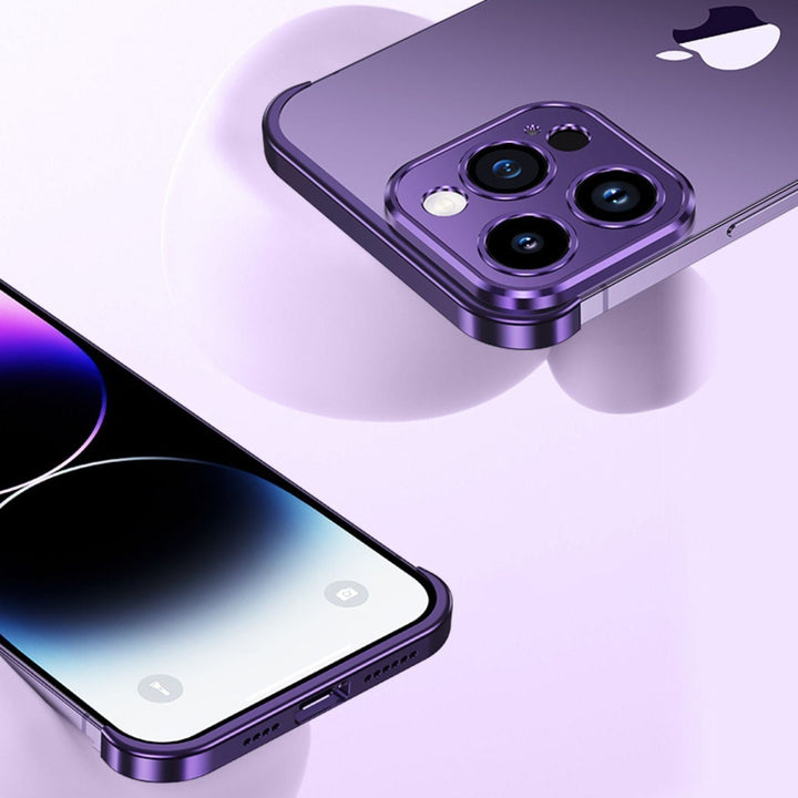 Ultra-Tynn Metall Telefonveske | Slank og Stødig | Støtsikker Beskyttelse for iPhone og Android | Skanto