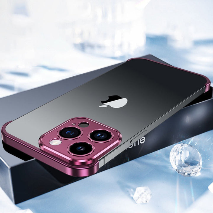 Ultra-Tynn Metall Telefonveske | Slank og Stødig | Støtsikker Beskyttelse for iPhone og Android | Skanto