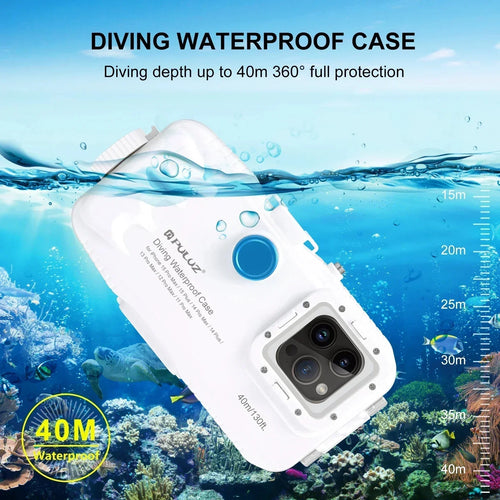 Skanto | 40 Meter Forseglet Vanntett iPhone Etui